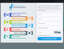 Tablet Screenshot of iipacademy.com